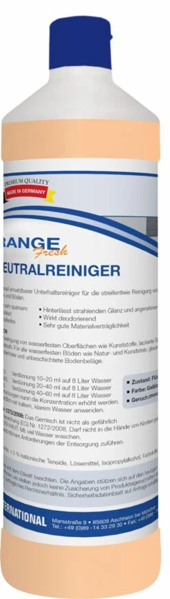 ARCORA Duft-Neutralreiniger ORANGE FRESH, 10L -Geschäft Für Haushaltsreinigungsprodukte 08823fe0 f0ab 4532 91b3 de34686b67b4 1