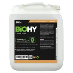 BiOHY Creme Seife (50x10l Kanister) | Hautschonende, Rückfettende Und Geruchsneutrale Handseife Bereich PHOSPHATFREI | Ohne Parfüm Und Farbstoffe 14 BiOHY Creme Seife (50x10l Kanister) | Hautschonende, Rückfettende Und Geruchsneutrale Handseife Bereich PHOSPHATFREI | Ohne Parfüm Und Farbstoffe -Geschäft Für Haushaltsreinigungsprodukte 088c54a9 61ee 40fe 9b85 48a5f29f1ecc