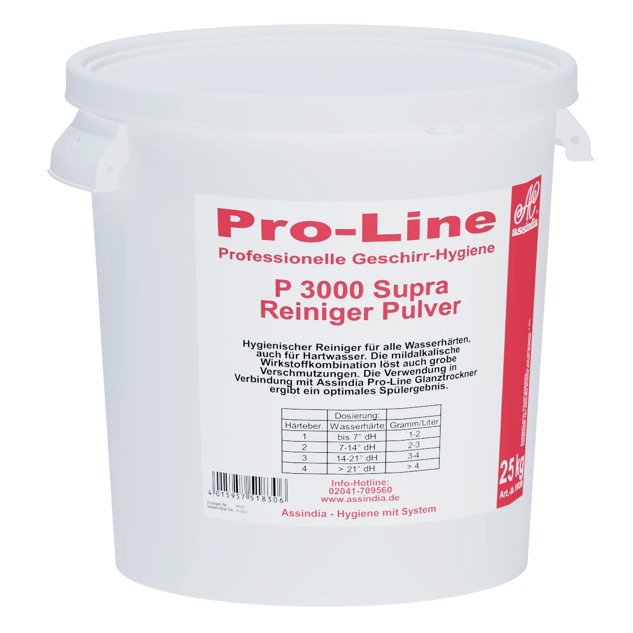 ProLine P3000 Supra Geschirr-Reiniger Pulver 10kg 4 ProLine P3000 Supra Geschirr-Reiniger Pulver 10kg – Bild 2