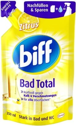 Biff Bad Total Zitrus Badreiniger Bad Reiniger Badezimmer 3x250 Ml Nachfüllpack -Geschäft Für Haushaltsreinigungsprodukte 14aabb3e 0157 43b0 b2ad 3fdd3c38b9ac