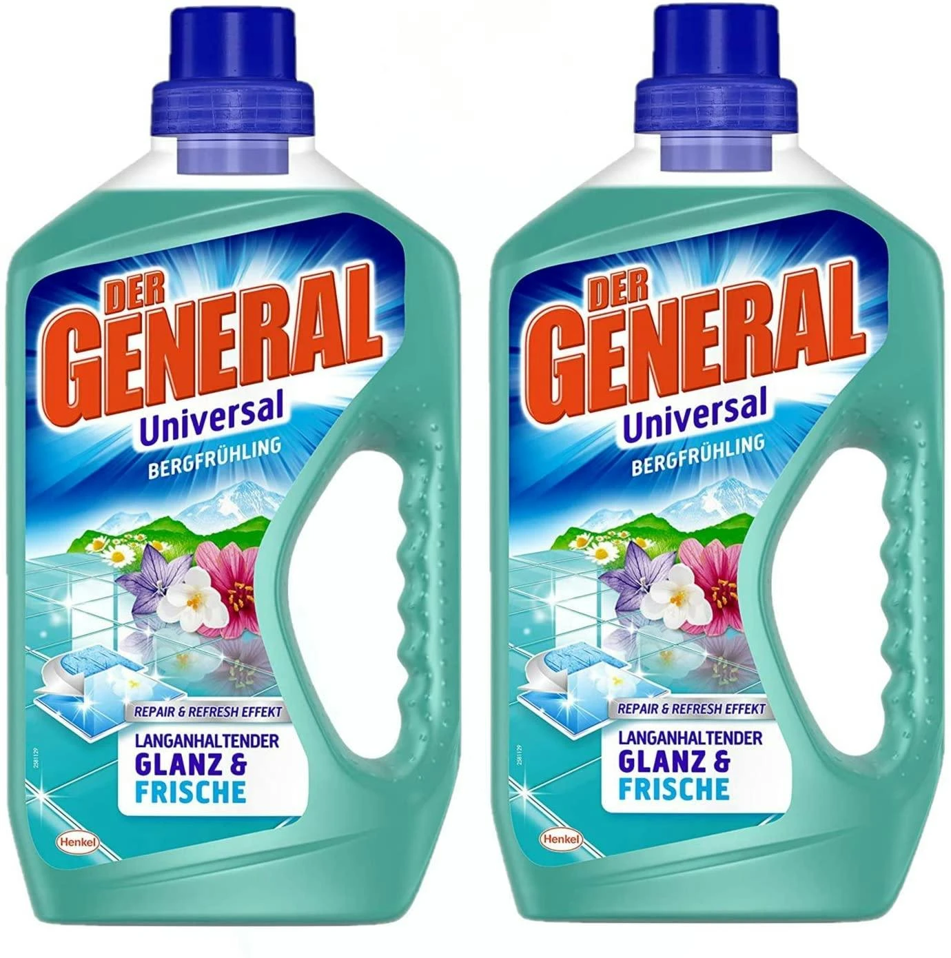 Der General Allzweckreiniger Bergfrühling Reinigungsmittel 8x750 Ml Reiniger 4 Der General Allzweckreiniger Bergfrühling Reinigungsmittel 8x750 Ml Reiniger – Bild 2