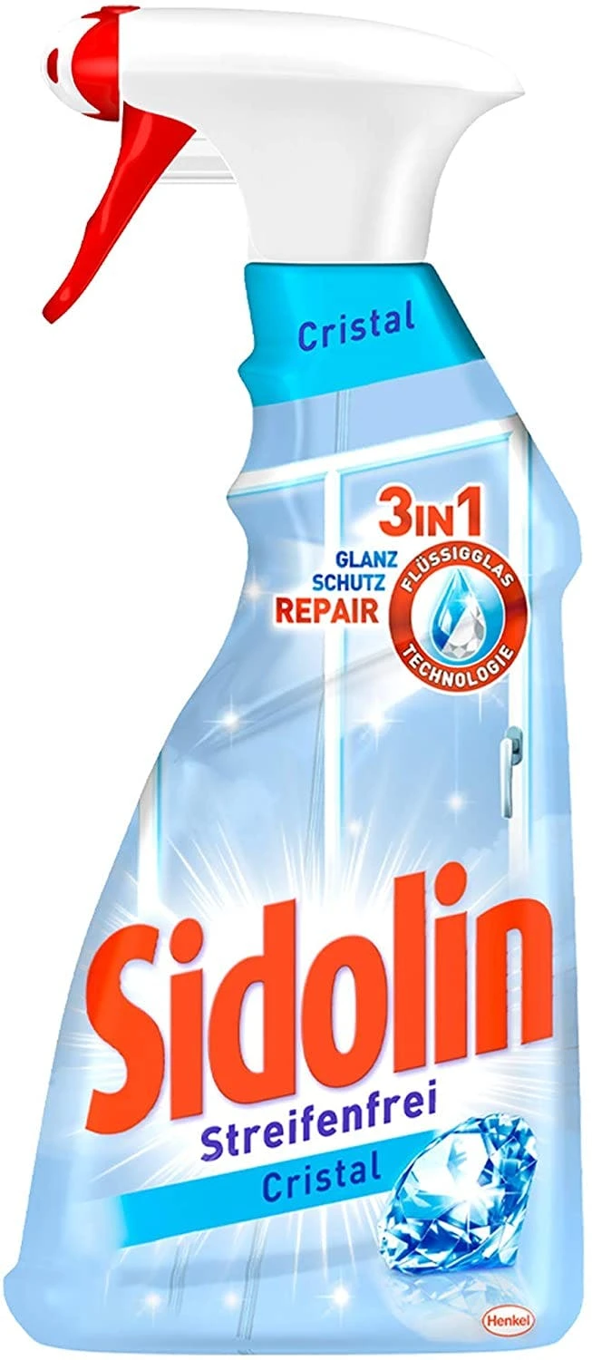 Sidolin Cristal Glasreiniger Glas Reiniger Fensterreiniger 250ml Nachfüller 4 Sidolin Cristal Glasreiniger Glas Reiniger Fensterreiniger 250ml Nachfüller – Bild 2