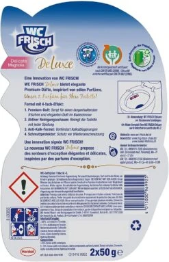 WC FRISCH DeLuxe 3er Pack Delicate Magnolia WC-Reiniger 1x3 Stück WC-Duftspüler -Geschäft Für Haushaltsreinigungsprodukte 30c45a2a 1d43 4454 ba2b 51c1240e7e8a