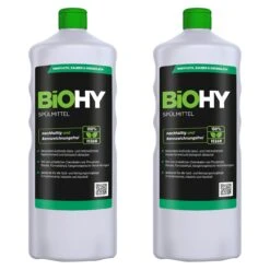 BiOHY Spülmittel (12x1l Flasche) | Frei Von Schädlichen Chemikalien & Biologisch Abbaubar | Glanz- & Fettlöseformel -Geschäft Für Haushaltsreinigungsprodukte 3b4b4d80 cc50 47f5 b24a e9f17477b506 3