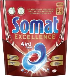 Somat Excellence 4in1 Caps 4x20 Caps Spülmaschinen Reinigung Geschirrspülmittel -Geschäft Für Haushaltsreinigungsprodukte 3bfe2f99 6622 4263 9e7e 84eeabb8b6f7