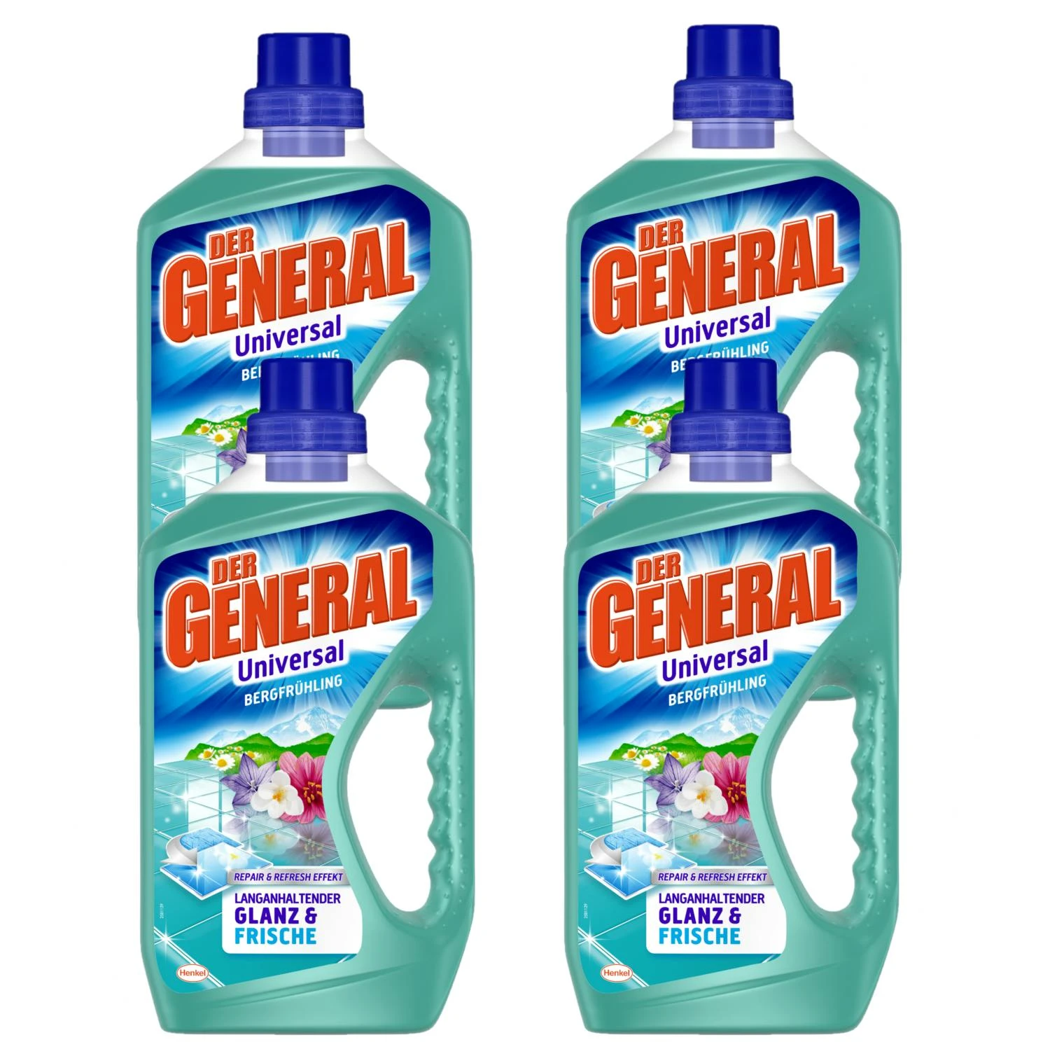 Der General Allzweckreiniger Bergfrühling Reinigungsmittel 8x750 Ml Reiniger 5 Der General Allzweckreiniger Bergfrühling Reinigungsmittel 8x750 Ml Reiniger – Bild 3