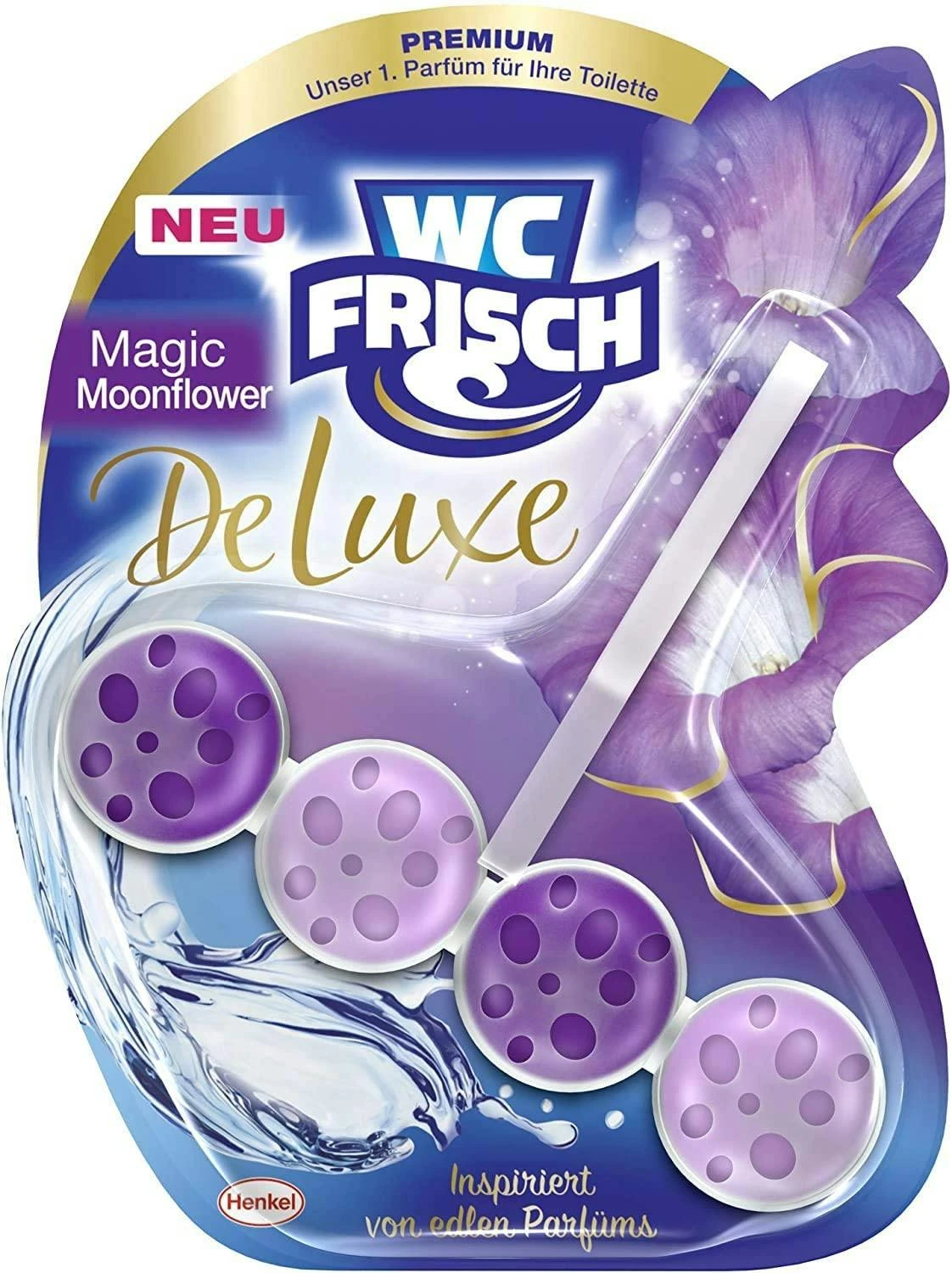 WC-Frisch DeLuxe Magic Moonflower 5x50g WC Reiniger WC Duftspüler Reinigung 4 WC-Frisch DeLuxe Magic Moonflower 5x50g WC Reiniger WC Duftspüler Reinigung – Bild 2