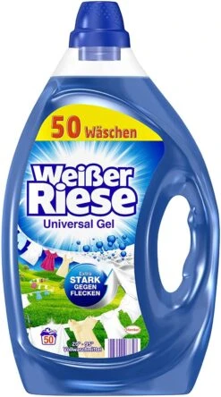 Weißer Riese Gel Flüssigwaschmittel 50 Waschladungen Waschmittel Waschen