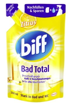 Biff Bad Total Zitrus Badreiniger Reiniger Reinigungsmittel 6x250ml Nachfüllpack -Geschäft Für Haushaltsreinigungsprodukte 49c9bee8 1ed2 4aed bea4 2a17fc826cce