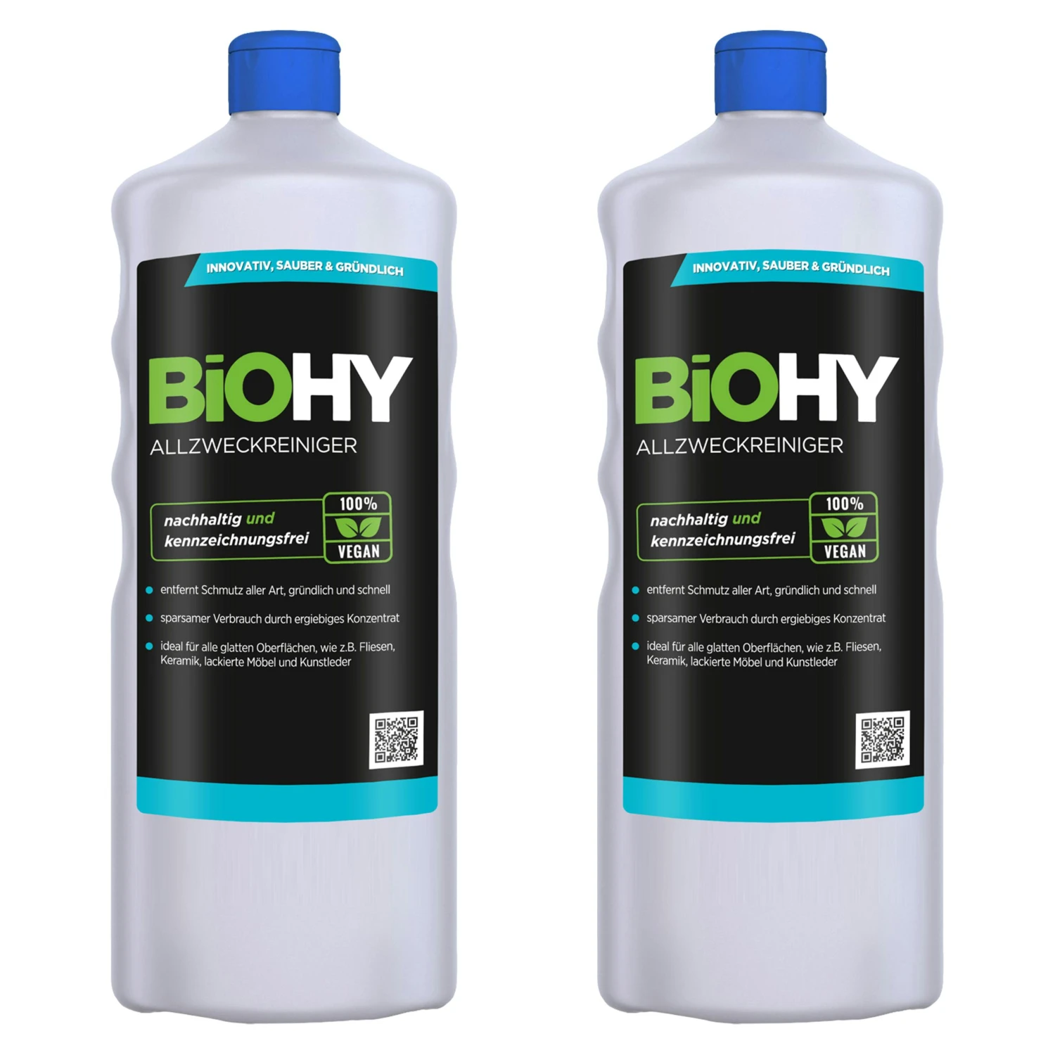BiOHY Allzweckreiniger Konzentrat (2x1l Flasche) | Schonender Profi - Universalreiniger Für Haushalt Und Auto | Vollständig Biologisch Abbaubar 3 BiOHY Allzweckreiniger Konzentrat (2x1l Flasche) | Schonender Profi - Universalreiniger Für Haushalt Und Auto | Vollständig Biologisch Abbaubar