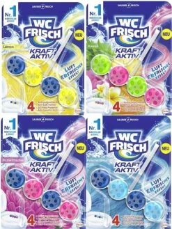WC FRISCH Kraft Aktiv 4er Pack Blauspüler Chlor WC-Reiniger 4x1 Stück Farbspüler -Geschäft Für Haushaltsreinigungsprodukte 57a5aa99 614d 4e11 804f d70bbbf58ff9