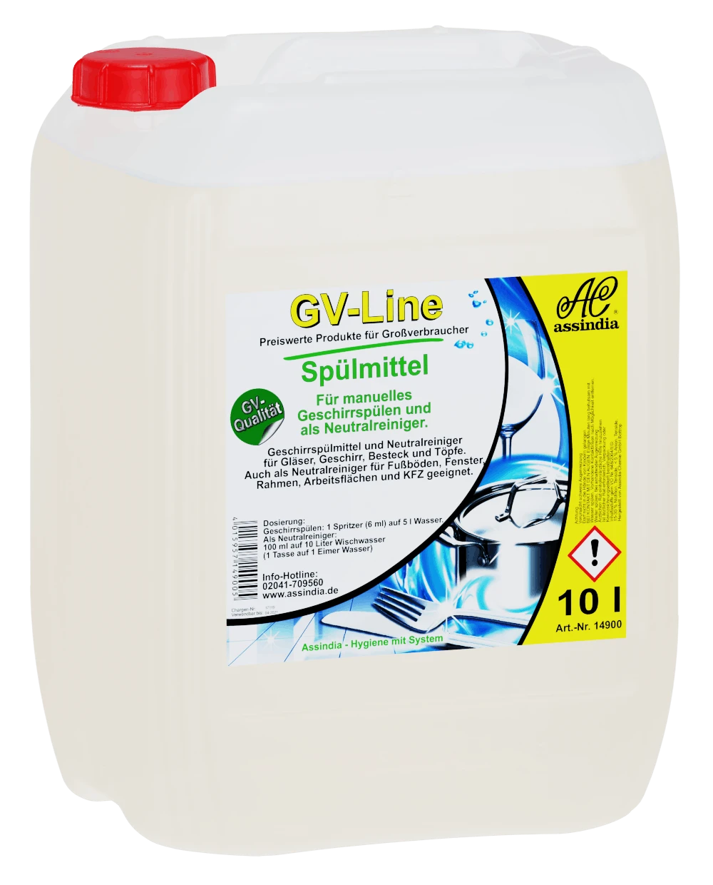 Geschirr-Spülmittel GV Line 1000ml 4 Geschirr-Spülmittel GV Line 1000ml – Bild 2