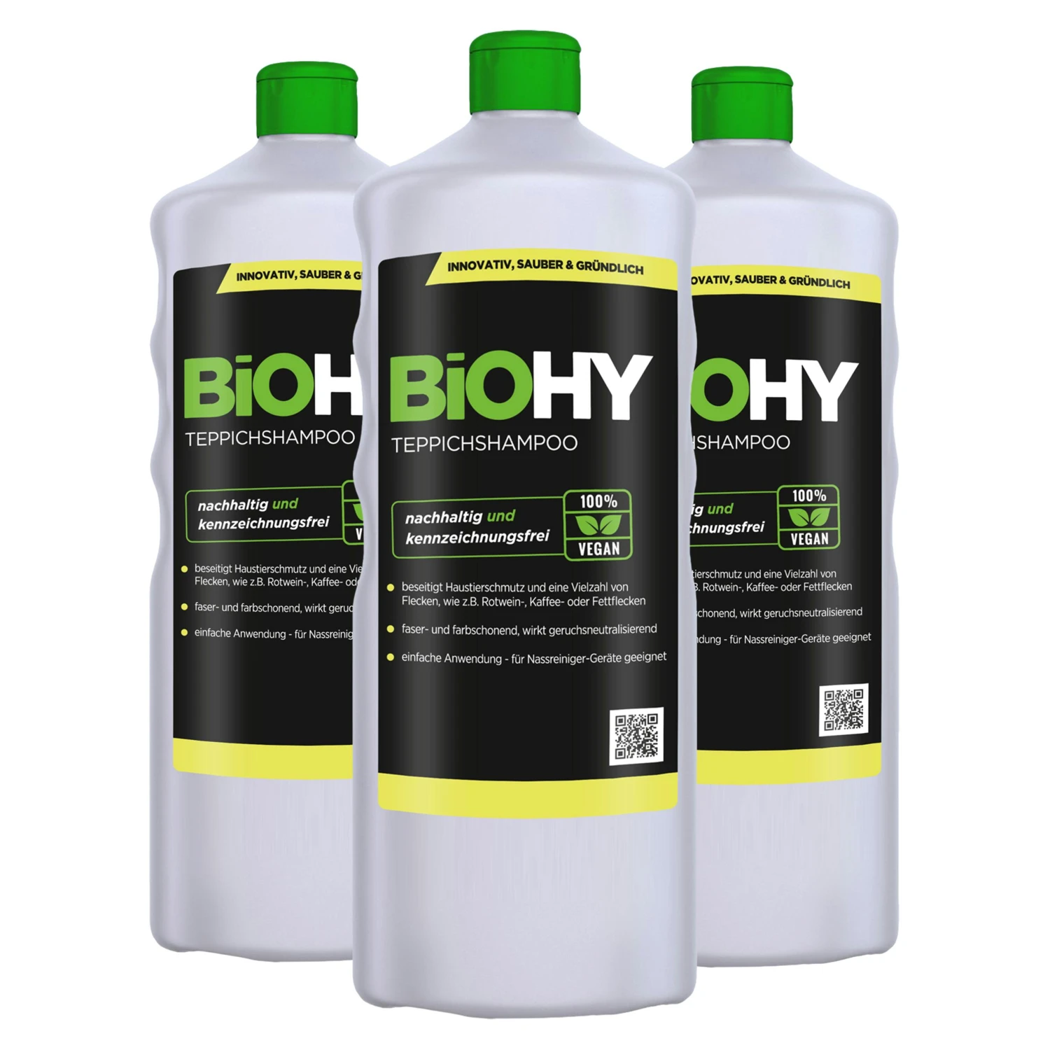 BiOHY Teppichshampoo (480x1l Flasche) | Teppichreiniger Ideal Zur Entfernung Von Hartnäckigen Flecken | SPEZIELL FÜR WASCHSAUGER ENTWICKELT 7 BiOHY Teppichshampoo (480x1l Flasche) | Teppichreiniger Ideal Zur Entfernung Von Hartnäckigen Flecken | SPEZIELL FÜR WASCHSAUGER ENTWICKELT – Bild 5