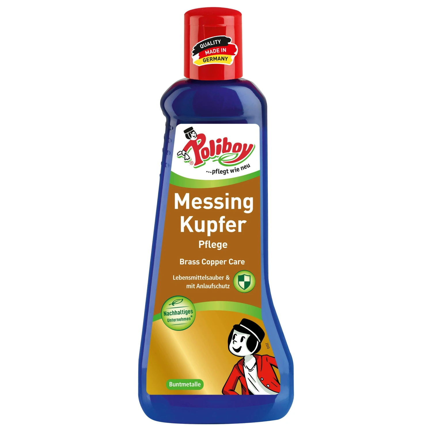 Poliboy Messing Kupfer Pflege - Reinigung Und Pflege, Mit Anlaufschutz, 200ml - Made In Germany 3 Poliboy Messing Kupfer Pflege - Reinigung Und Pflege, Mit Anlaufschutz, 200ml - Made In Germany