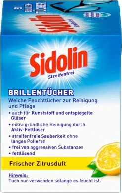 Sidolin Brillen Putztücher 50 Stück Reinigungstücher Brillenputztücher Reiniger -Geschäft Für Haushaltsreinigungsprodukte 9539c75e 1afc 42c3 a09a a1df10248246