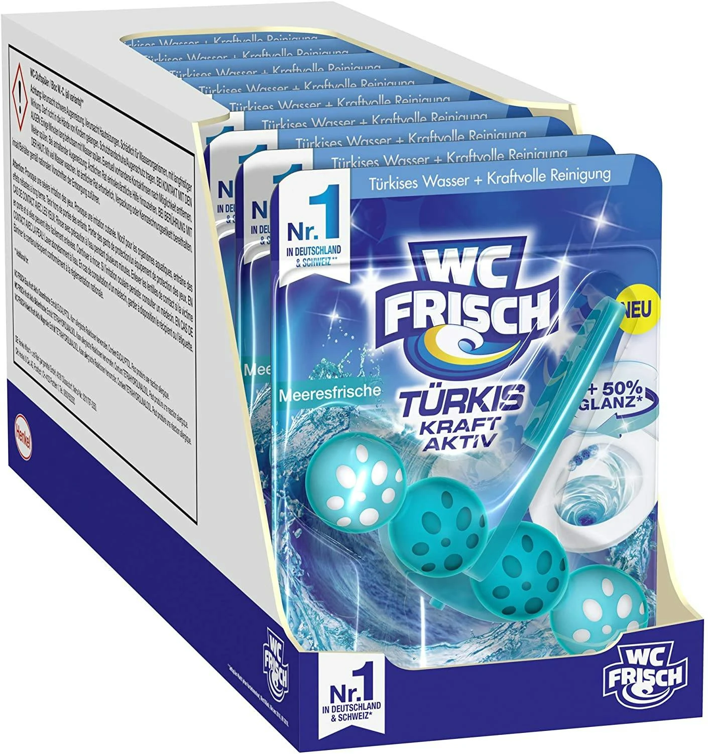 WC-Frisch Kraft Aktiv Duftspüler Coconut Water 50g WC Reiniger Reinigung 9 WC-Frisch Kraft Aktiv Duftspüler Coconut Water 50g WC Reiniger Reinigung – Bild 7