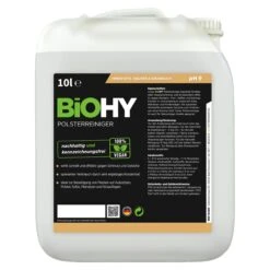 BiOHY Spezial Polsterreiniger (12x1l Flasche) | Ideal Für Autositze, Sofas, Matratzen Etc. | Ebenfalls Für Waschsauger Geeignet -Geschäft Für Haushaltsreinigungsprodukte b3286ec4 8a0e 435f bd93 7e655df7b4de 1