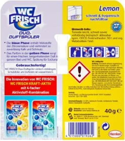 WC FRISCH Duo-Duftspüler 10er Pack Lemon WC Reiniger & WC-Duftstein 10x1 Stück -Geschäft Für Haushaltsreinigungsprodukte c6218100 fc0c 4b6d bb39 a29e52b28d31