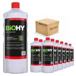BiOHY WC-Reiniger (2x1l Flasche) | EXTRA STARK | Profi Bio Konzentrat | Dickflüssiges Reinigungs-Gel | Ideal Gegen Urinstein -Geschäft Für Haushaltsreinigungsprodukte c8a45356 7384 49d2 a292 a8aa690d56f4 1