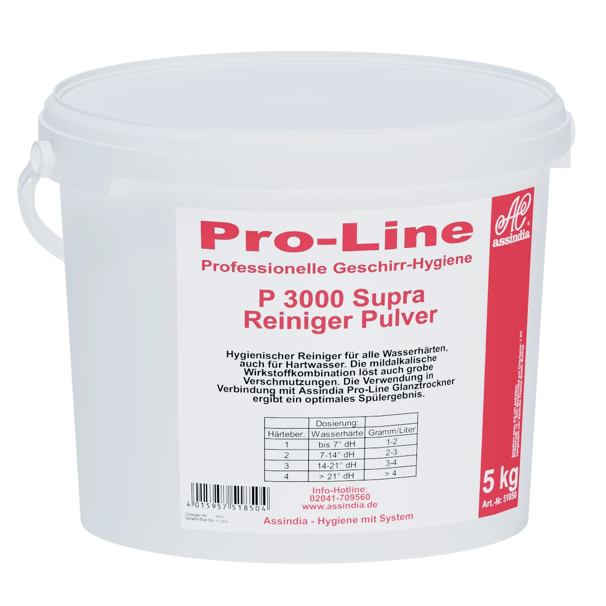 ProLine P3000 Supra Geschirr-Reiniger Pulver 10kg 5 ProLine P3000 Supra Geschirr-Reiniger Pulver 10kg – Bild 3