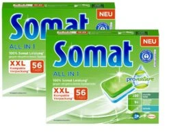 Somat All In 1 Pro Nature Spülmaschinen Tabs 6x56 Tabs Spülmittel Spülen -Geschäft Für Haushaltsreinigungsprodukte f013cde5 32f2 40de 93e7 40cf751692ea 2