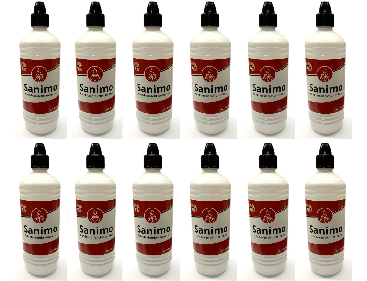 3x 1000ml Sanimo Handdesinfektionsmittel - Anwendungsfertig - Nach Rezept Der WHO Desinfektionsmittel Hände Nachfüllflasche 6 3x 1000ml Sanimo Handdesinfektionsmittel - Anwendungsfertig - Nach Rezept Der WHO Desinfektionsmittel Hände Nachfüllflasche – Bild 4