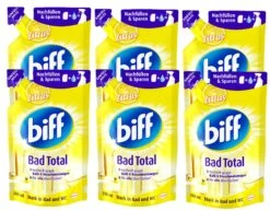 Biff Bad Total Zitrus Badreiniger Bad Reiniger Badezimmer 3x250 Ml Nachfüllpack -Geschäft Für Haushaltsreinigungsprodukte f54fec91 0255 4d68 bcb7 be18c9fbd2fb
