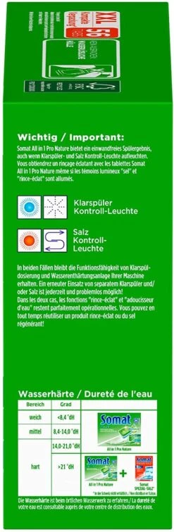 Somat All In 1 Pro Nature Spülmaschinen Tabs 56 Tabs Spülmittel Spülen Reinigung 15 Somat All In 1 Pro Nature Spülmaschinen Tabs 56 Tabs Spülmittel Spülen Reinigung -Geschäft Für Haushaltsreinigungsprodukte f936af85 8122 4d16 bb7c 611782018f4f